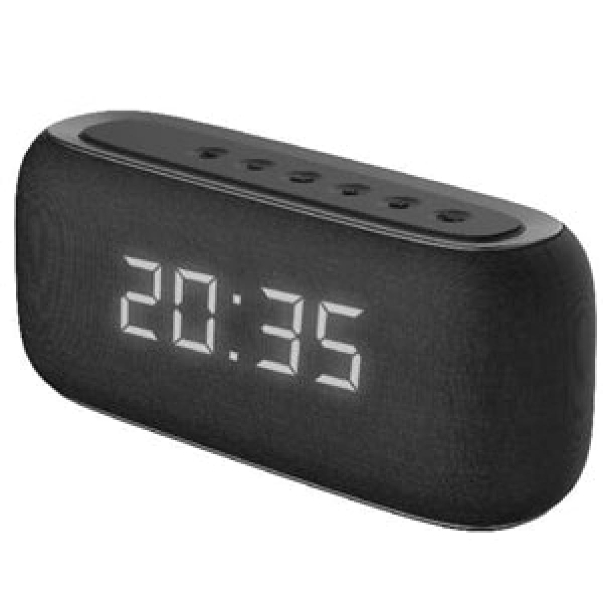 Wireless Speaker With Dual Alarm Gray M29