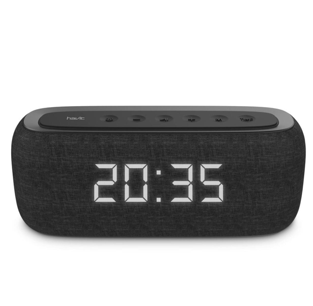 Wireless Speaker With Dual Alarm Black M29