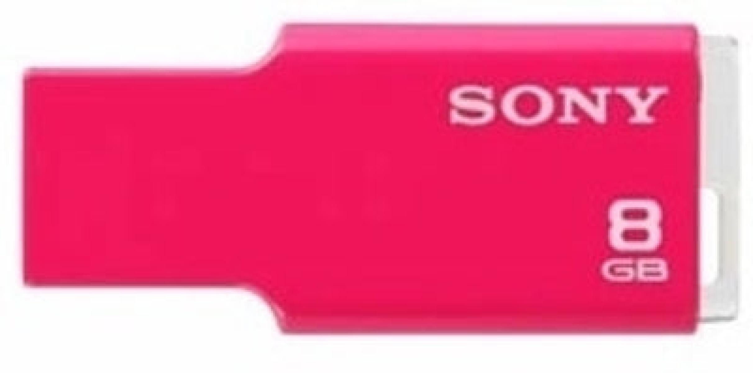 MicroVault Tiny Flash Drive 8 GB - Pink