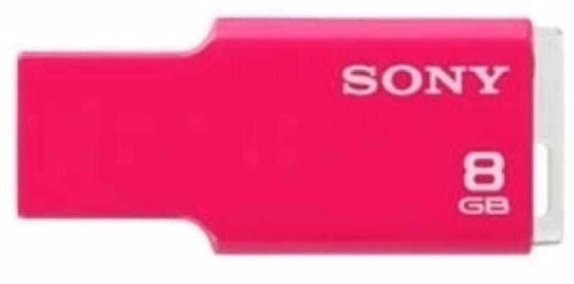 MicroVault Tiny Flash Drive 8 GB - Pink