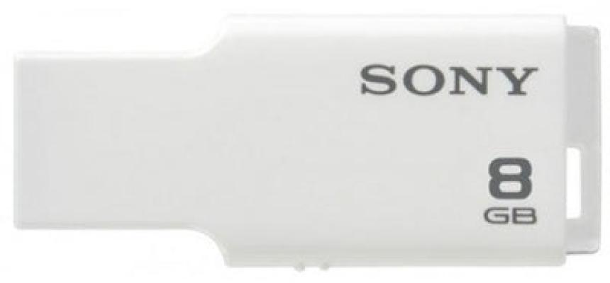 MicroVault Tiny Flash Drive 8 GB - White