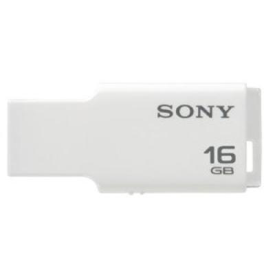 MicroVault Tiny Flash Drive 16 GB - White