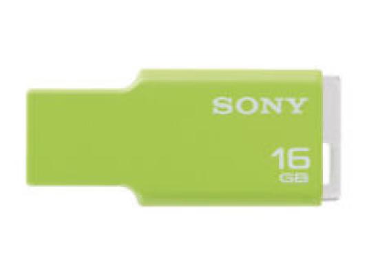 MicroVault Tiny Flash Drive 16 GB - Green
