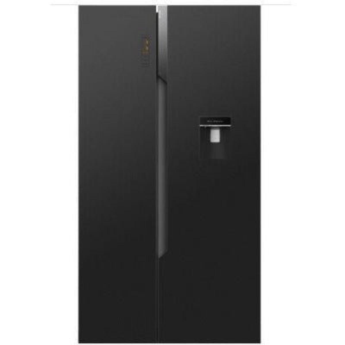Side By Side Fridge RC-67Bgl 518 L Black Glass