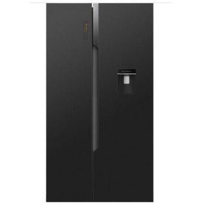 Side By Side Fridge RC-67Bgl 518 L Black Glass