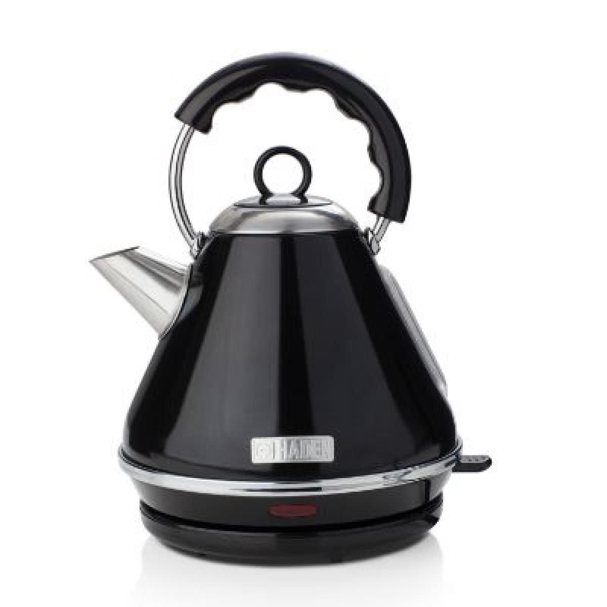 Haden Boston Pyramid Kettle - Black
