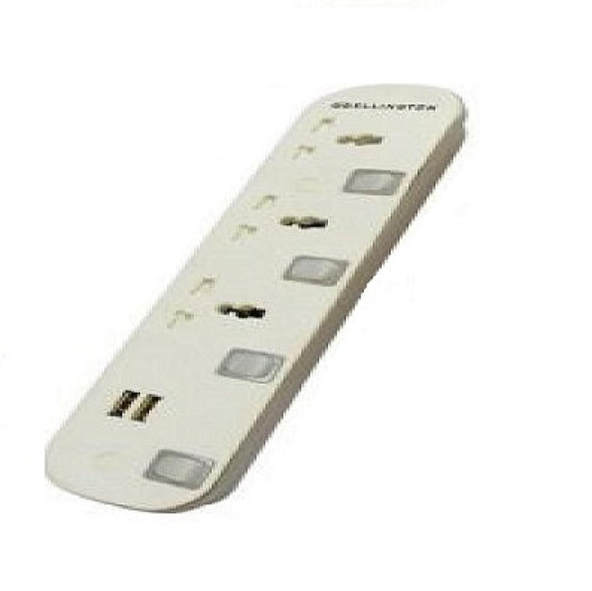 3 Way Extension With 2 USB 13 amps 2 m