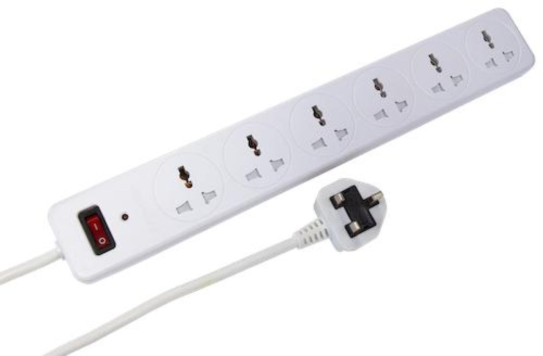 MGX-W6U 13 amps Multi-Guard 6 Outlet With Switch 1.5 Metres