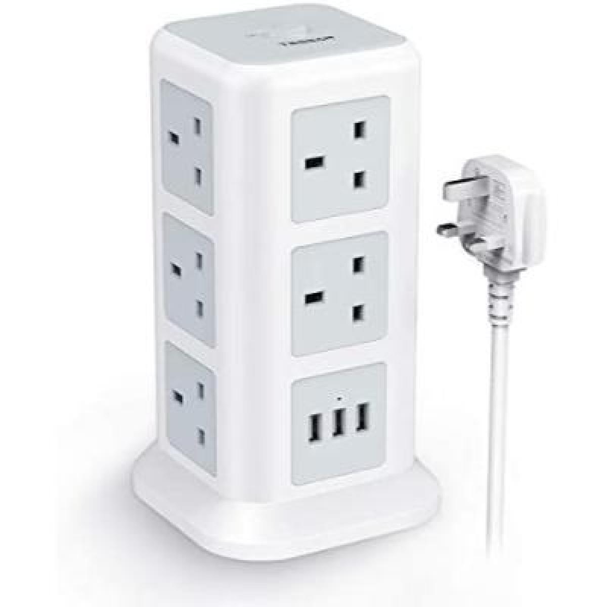 3F Tower Extension Cord With USB
