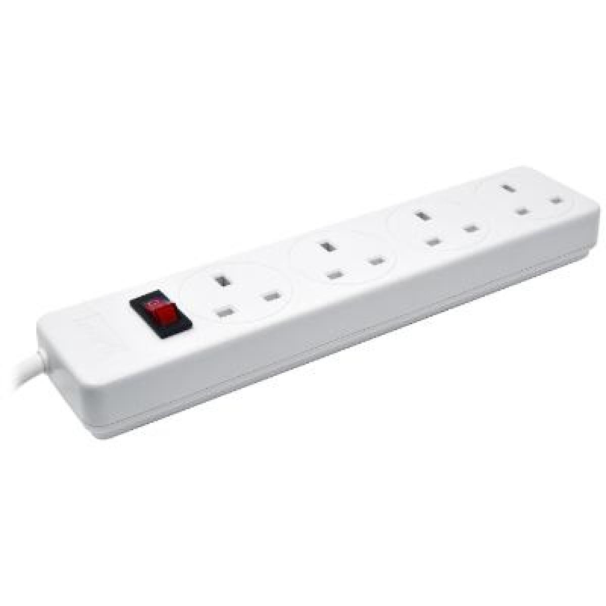 Multiguard Mgx-4Up 13 Amp 4 Outlet With Switch 1.5 m