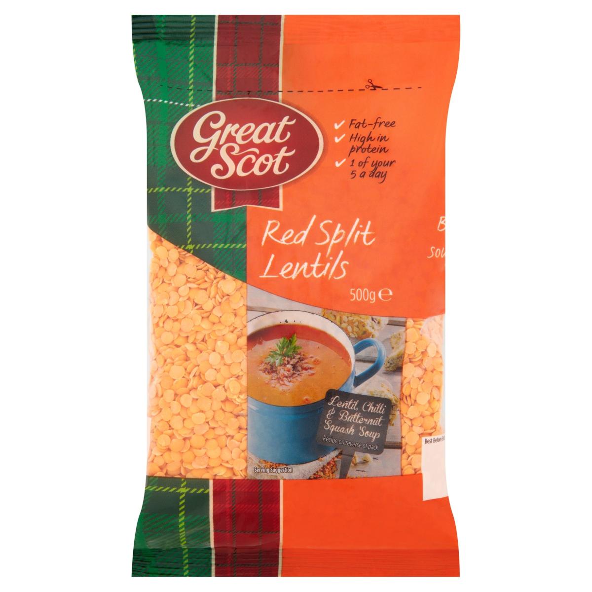 Scot Red Split Lentils